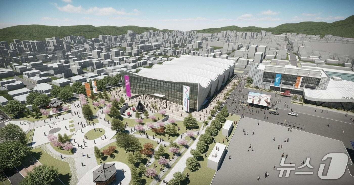 제천 종합실내체육센터 설계안.(제천시 제공. 재판매 및 DB금지)/뉴스1  