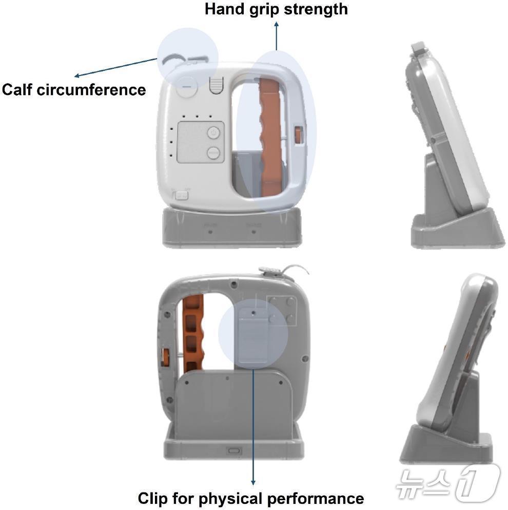 본문 이미지 - 해운대백병원과 부산백병원 공동연구팀이 자체 개발한 올근 기기.(해운대백병원 제공. 재판매 및 DB 금지)