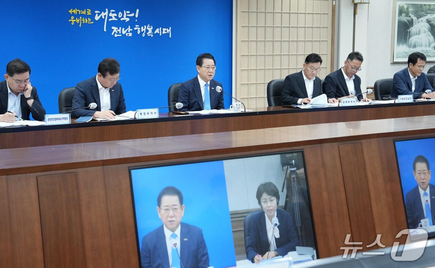 전남도 실국 정책회의.(전남도 제공. 재판매 및 DB금지)2025.9.2/뉴스1