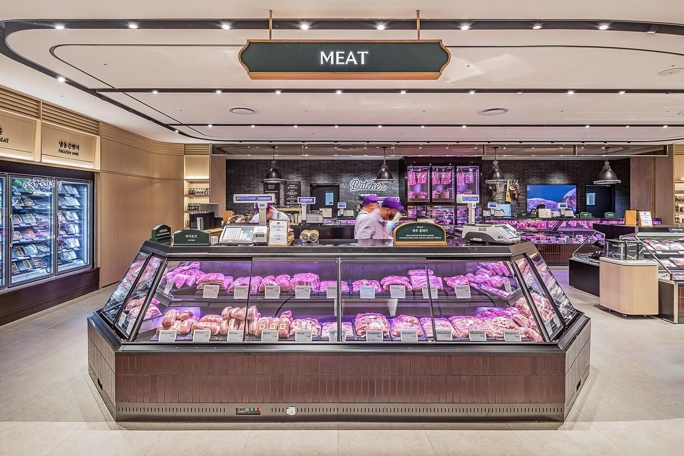 롯데백화점 인천점 축산 매장 전경(롯데백화점 제공)