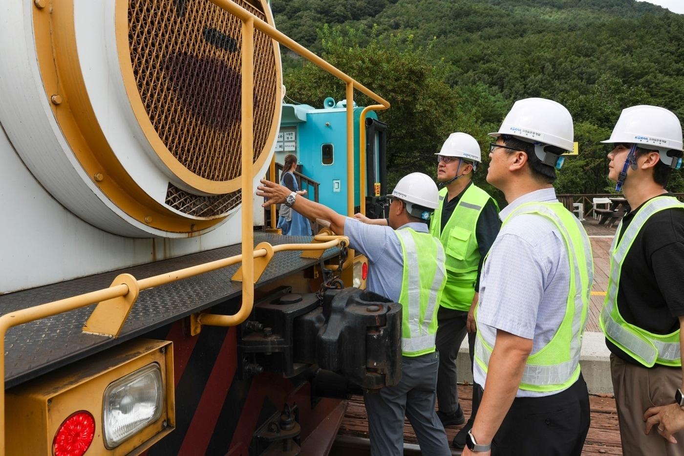 코레일관광개발 풍경열차 안전점검 모습.(코레일관광개발 제공) 뉴스1ⓒ news1