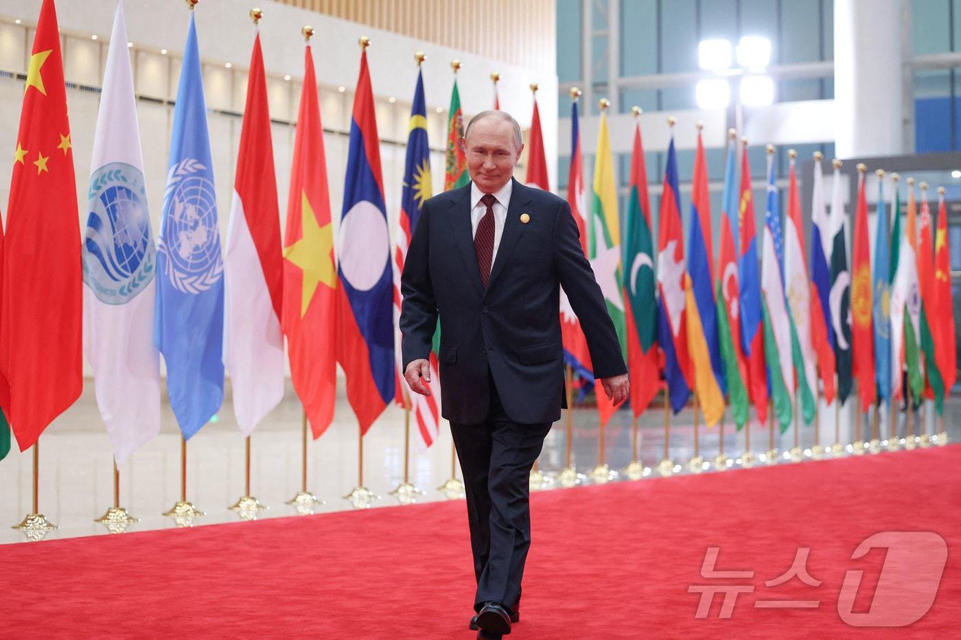 중국 톈진 상하이협력기구&#40;SCO&#41; 정상회의의 푸틴 대통령. 2025. 08.31 ⓒ 로이터=뉴스1 ⓒ News1 이지예 객원기자