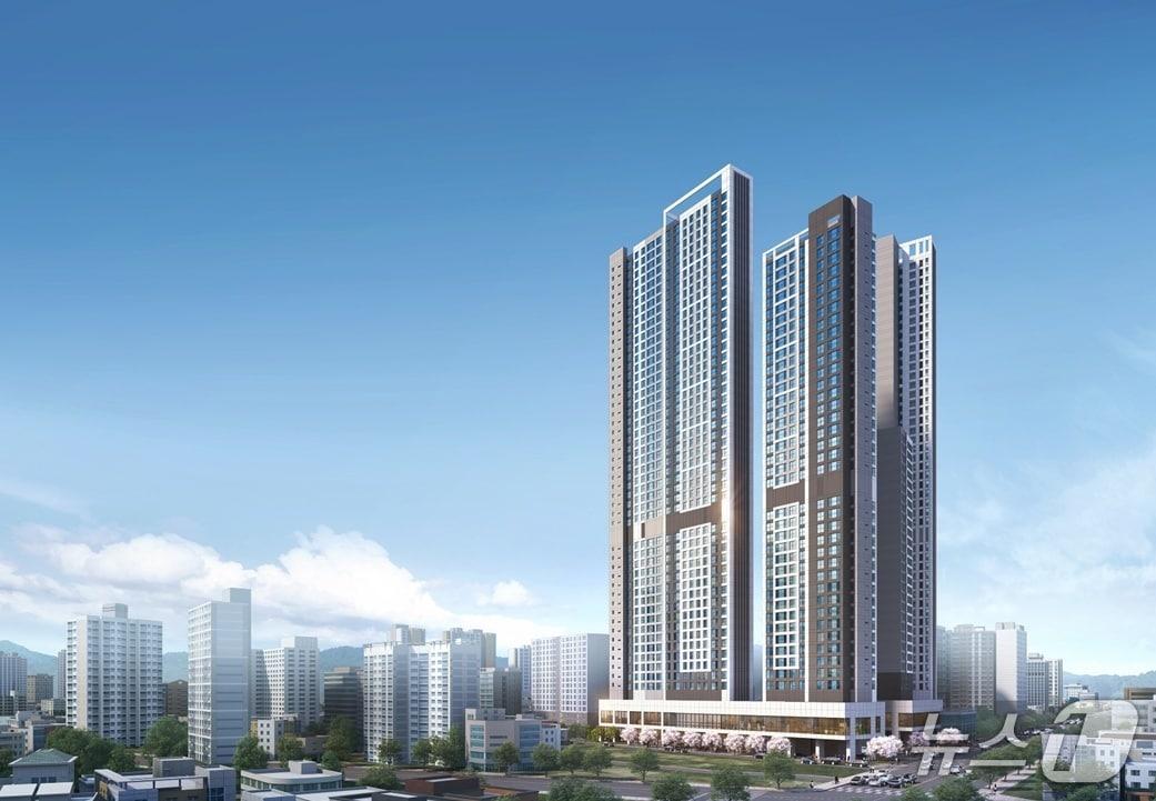 본문 이미지 - 리버파크장전 조감도.&#40;리버파크장전 지역주택조합 제공. 재판매 및 DB금지&#41;