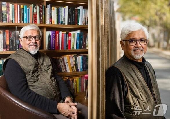 본문 이미지 - 올해 제14회 박경리문학상 수상자로 확정된 인도 출신 작가 '아미타브 고시'. (원주시 제공. 재판매 및 DB금지) 2025.9.20/뉴스1