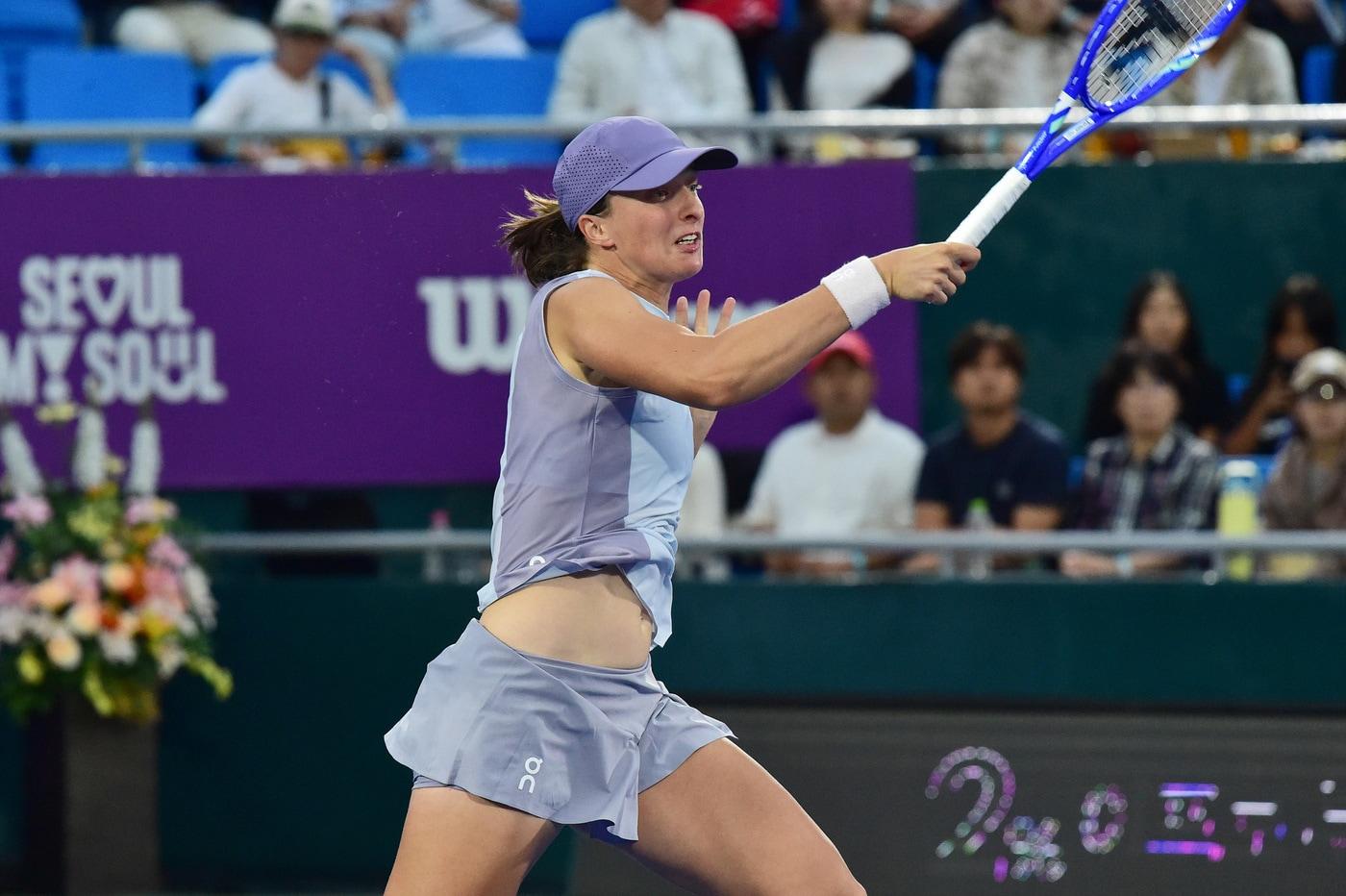 시비옹테크가 코리아오픈 결승에 올랐다.&#40;코리아오픈 조직위원회 제공&#41;