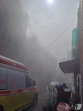 본문 이미지 - 화재 현장(부산중부경찰서 제공. 재판매 및 DB금지) 225.9.21