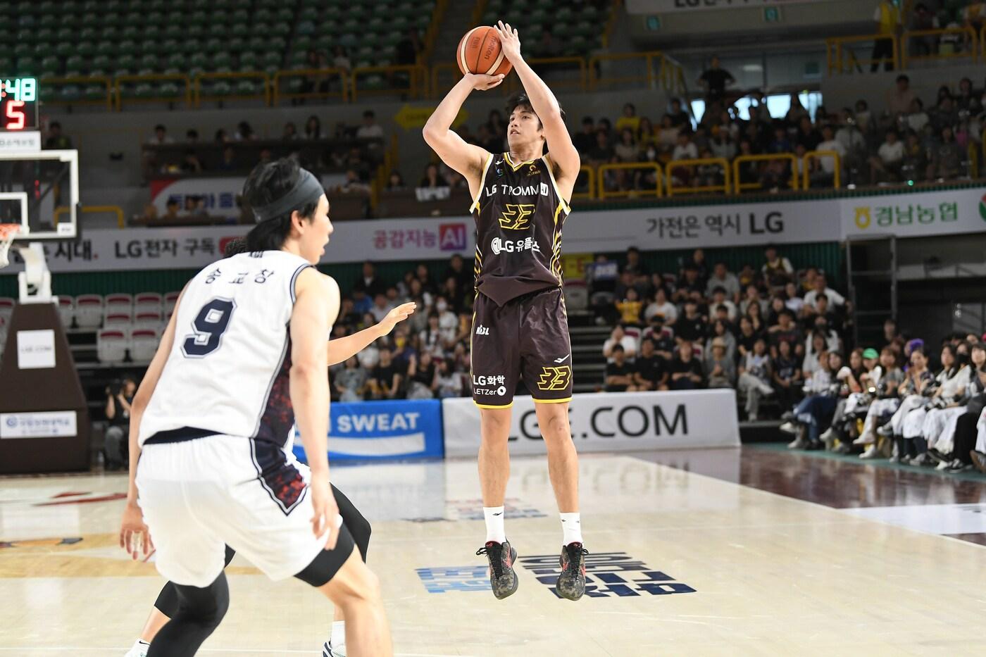 창원 LG의 칼 타마요. &#40;KBL 제공&#41;