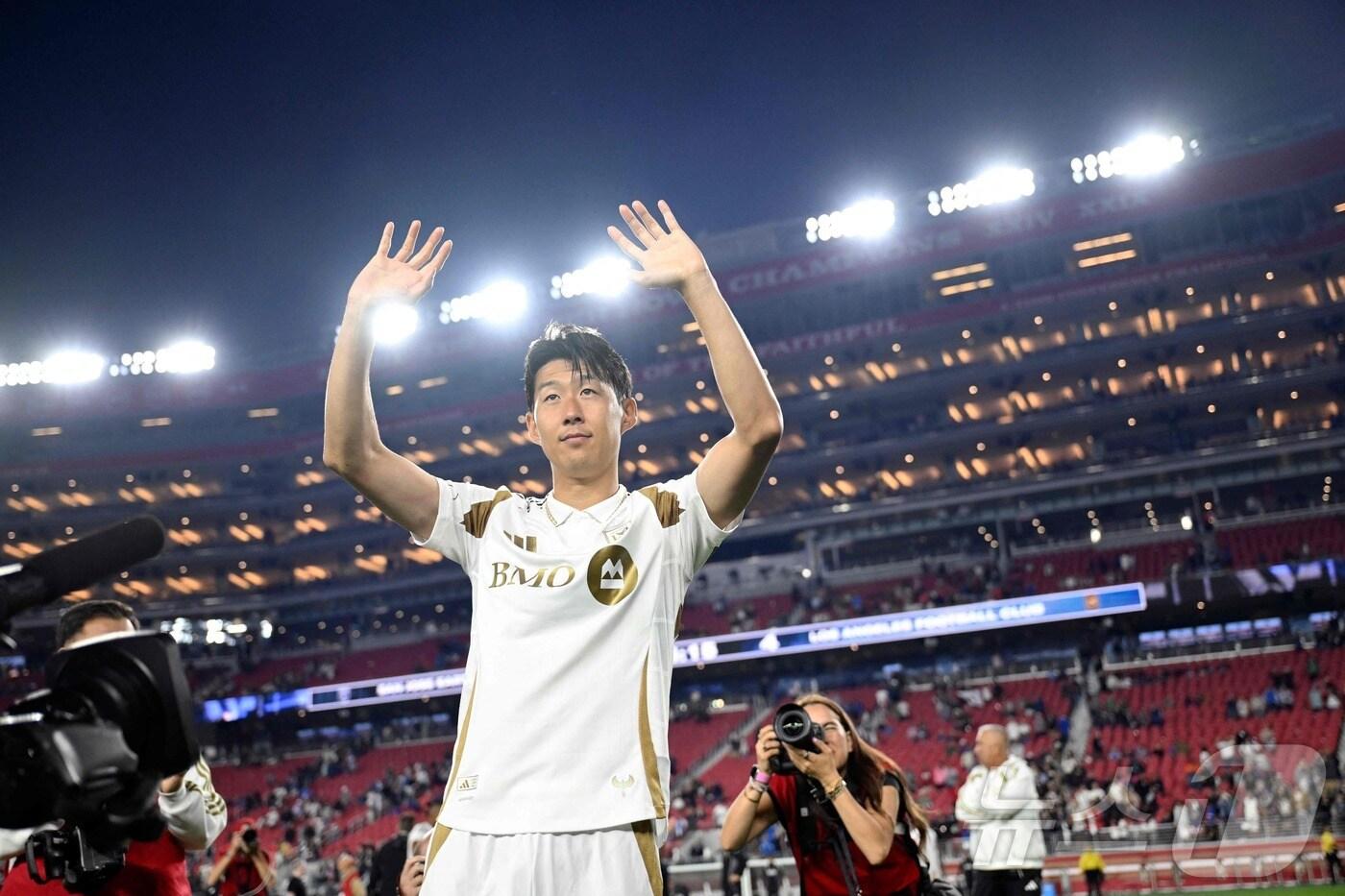 LA FC의 손흥민ⓒ AFP=뉴스1