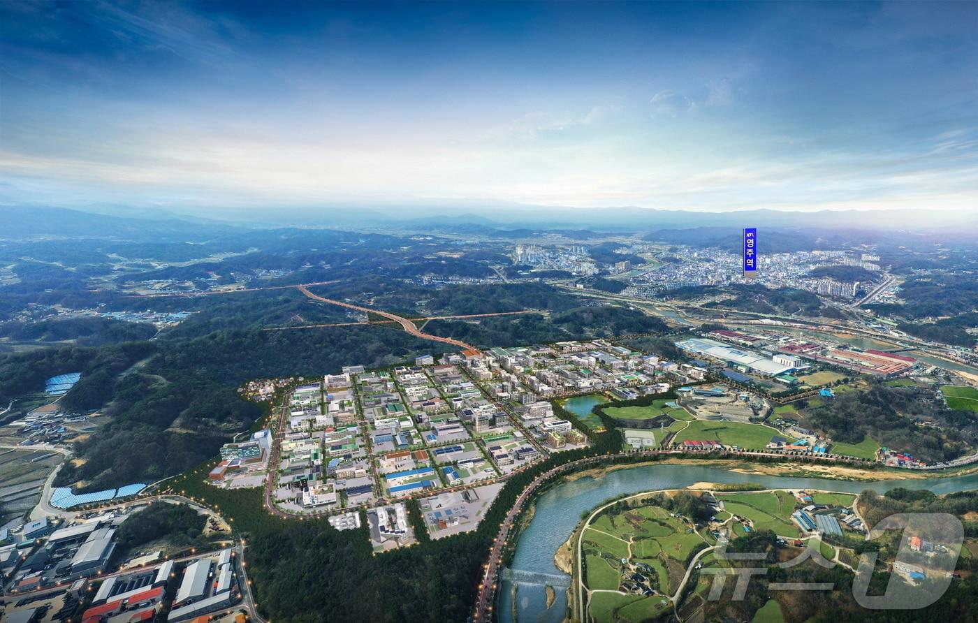 경북 영주시 적서동에서 오는 26일 첨단베어링 국가산업단지 기공식이 열린다.(영주시 제공. 재판매 및 DB금지) /뉴스1