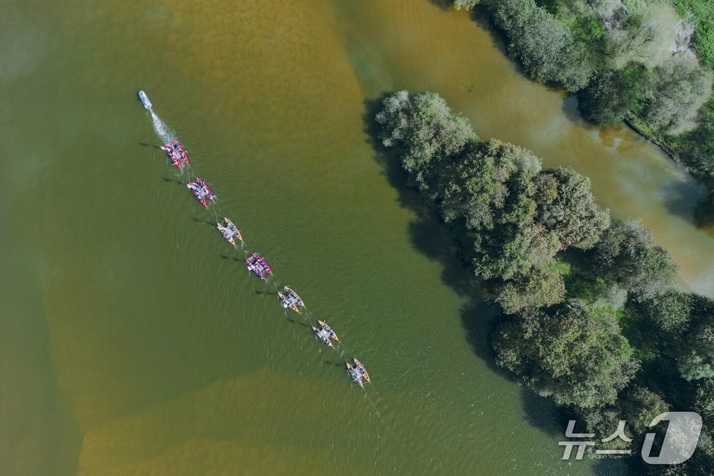의령 리치리치페스티벌 리치뱃길투어&#40;의령군 제공. 재판매 및 DB금지&#41;.
