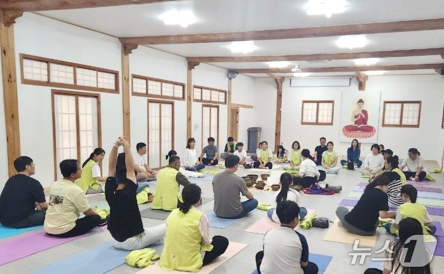 본문 이미지 - 한국타이어앤테크놀로지㈜‘2025 템플스테이 프로그램’ (한국타이어 제공, 재판매 및 DB금지)2025.9.22/뉴스1