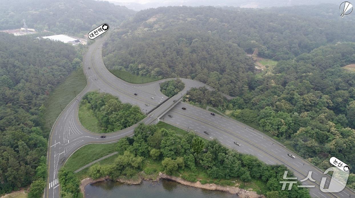 본문 이미지 - 방동삼거리 입체교차로&#40;대전시 제공&#41; /뉴스1