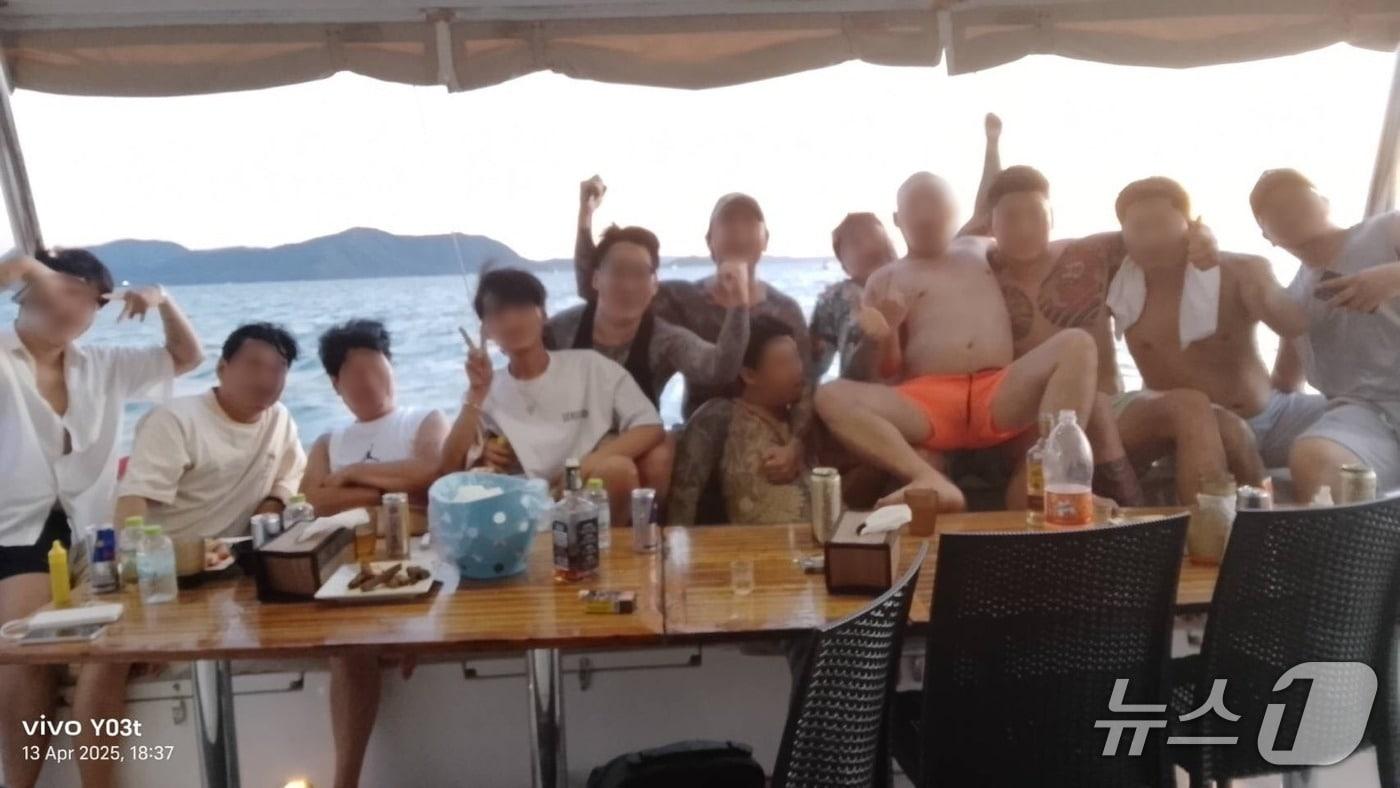 태국 파타야에서 검거된 사기조직의 워크샵 모습. 2025.09.22/뉴스1&#40;서울청 금융범죄수사대 제공&#41;