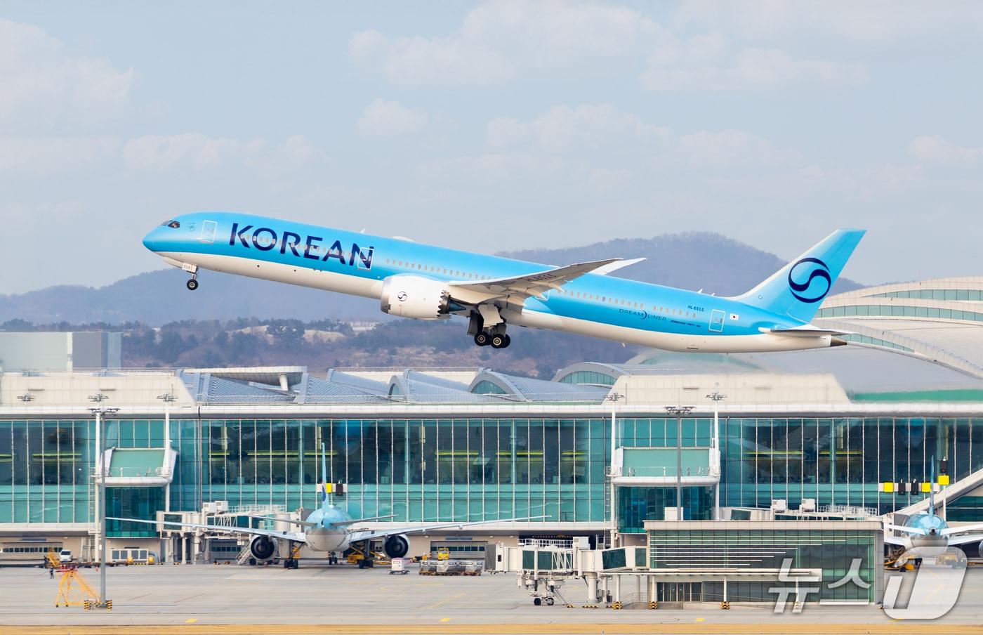  대한항공 B787-10 항공기.(대한항공 제공)