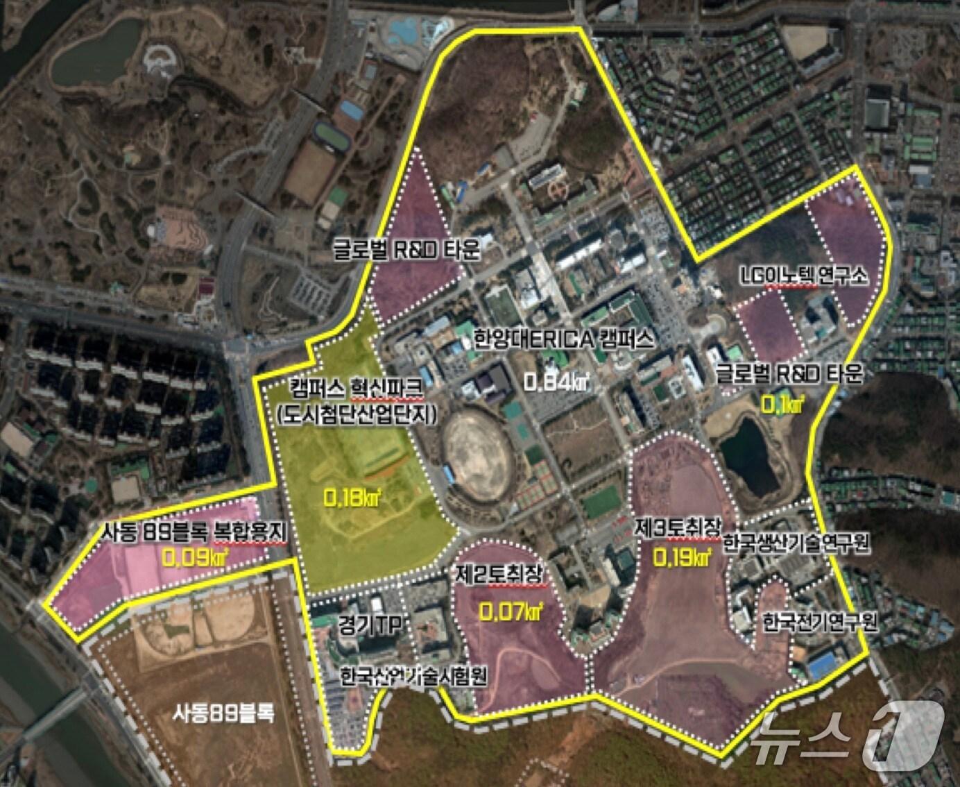 본문 이미지 - 안산사이언스밸리지구(산업부 제공) ⓒ 뉴스1