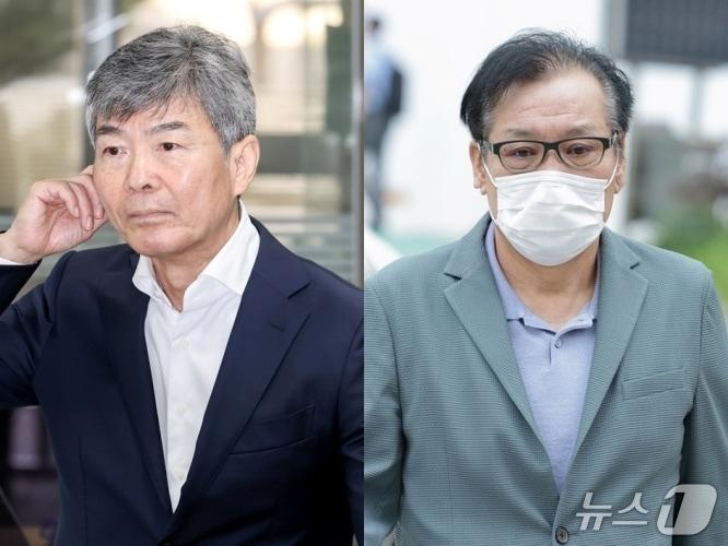 본문 이미지 - 이종호 전 블랙펄인베스트먼트 대표&#40;왼쪽&#41;와 건진법사 전성배 씨 