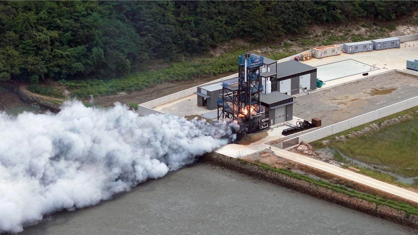 한빛-나노 1단 인증시험 장면&#40;이노스페이스 제공&#41;