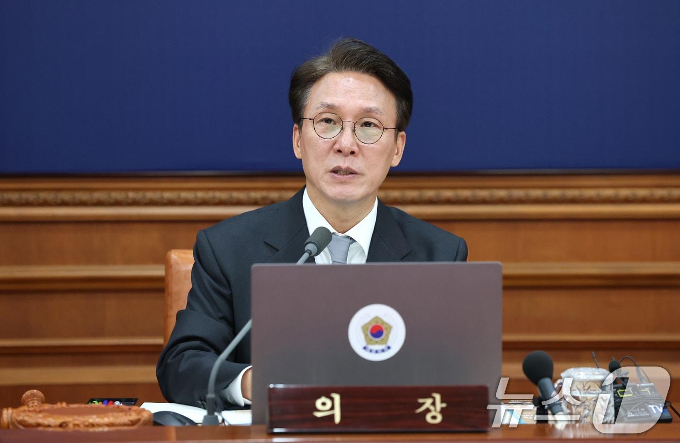 김민석 국무총리가 23일 서울 종로구 정부서울청사에서 열린 국무회의에서 모두발언을 하고 있다. 2025.9.23/뉴스1 ⓒ News1 임세영 기자