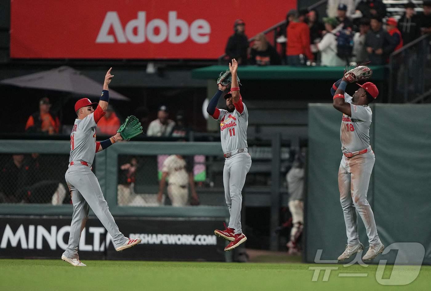 MLB 샌프란시스코가 세인트루이스에 역전패를 당했다.ⓒ AFP=뉴스1