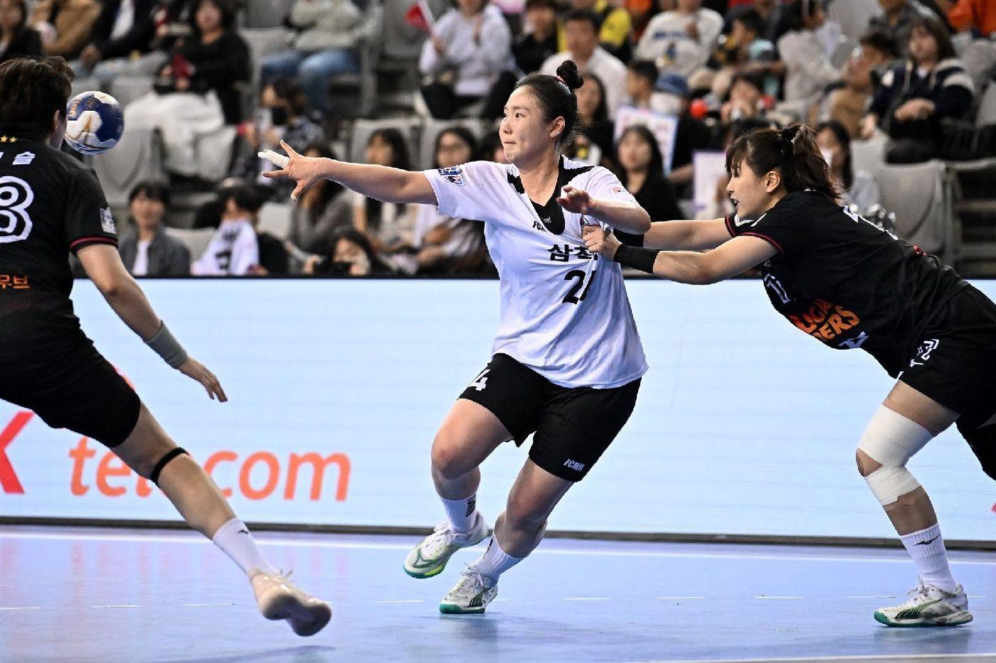 핸드볼 H리그 경기 모습&#40;H리그 제공&#41; 
