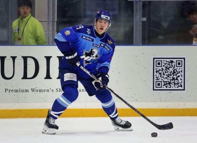 본문 이미지 - 아이스하키 HL안양의 김상욱.(HL안양 제공)