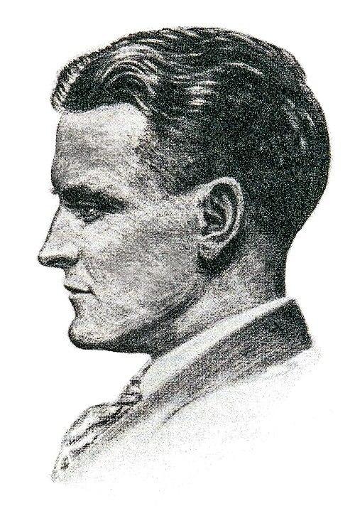 본문 이미지 - 프랜시스 스콧 피츠제럴드. (출처: Gordon Bryant (illustrator), 1921, Public domain, via Wikimedia Commons)