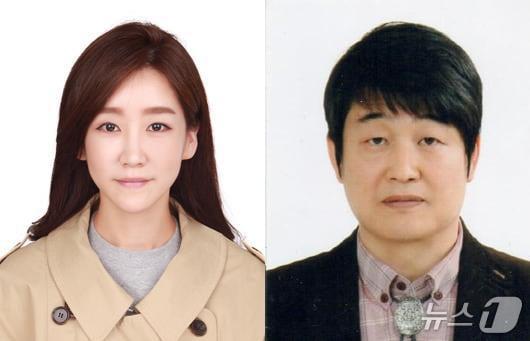 본문 이미지 - 용인시 문화상 수상자 정덕문&#40;오른쪽&#41;·고유정 씨.&#40;용인시 제공&#41;