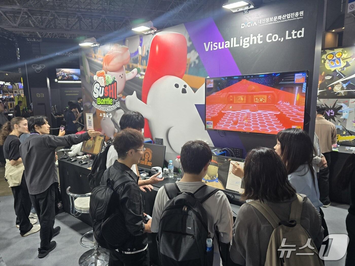 본문 이미지 - 도쿄게임쇼 모습.(대전정보문화산업진흥원 제공. 재판매 및 DB금지)/뉴스1