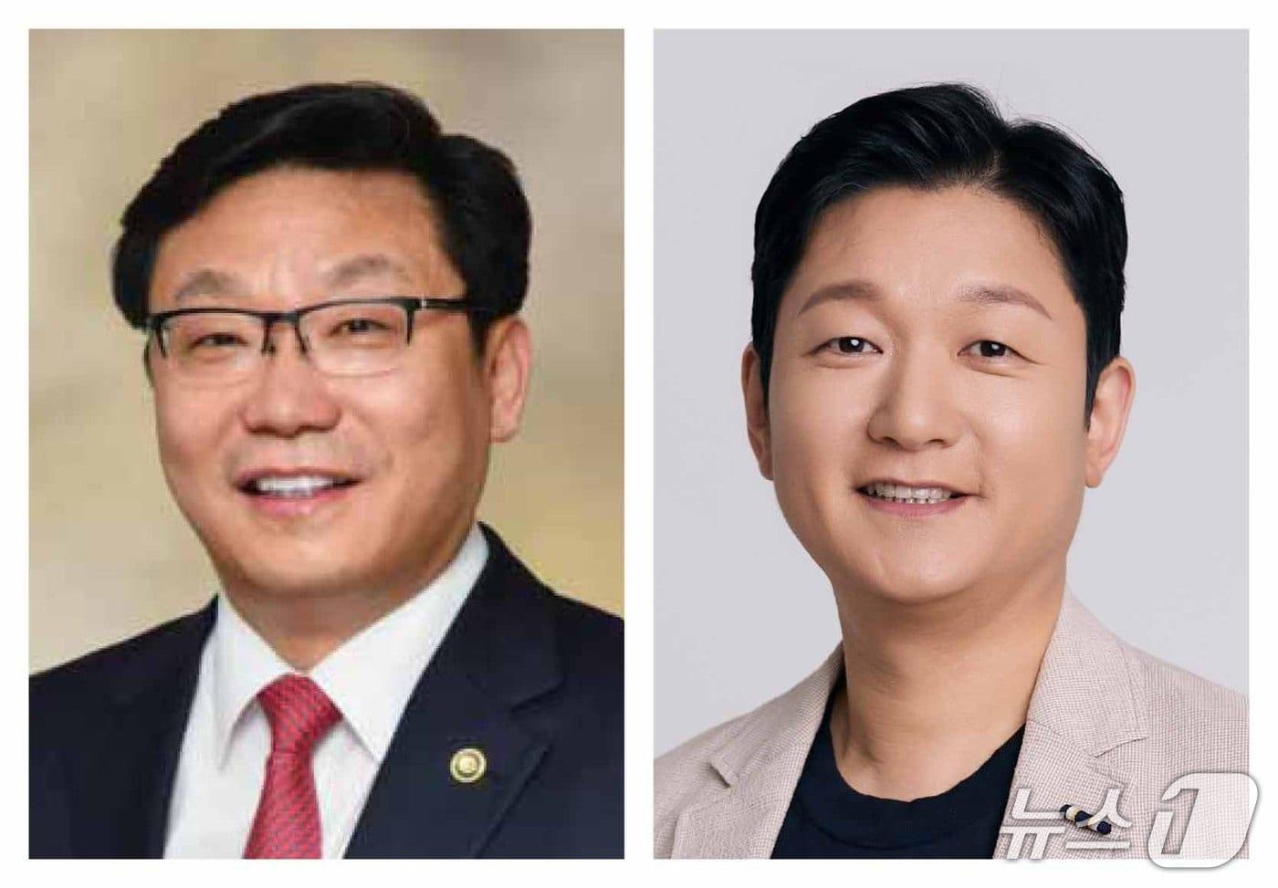 30일 머니S 주최 &#39;시대포럼&#39;에서 기조연설을 맡은 주형환 저출산고령사회위원회 부위원장&#40;왼쪽&#41;과 조영태 서울대 인구정책연구센터장. &#40;머니S 제공&#41;