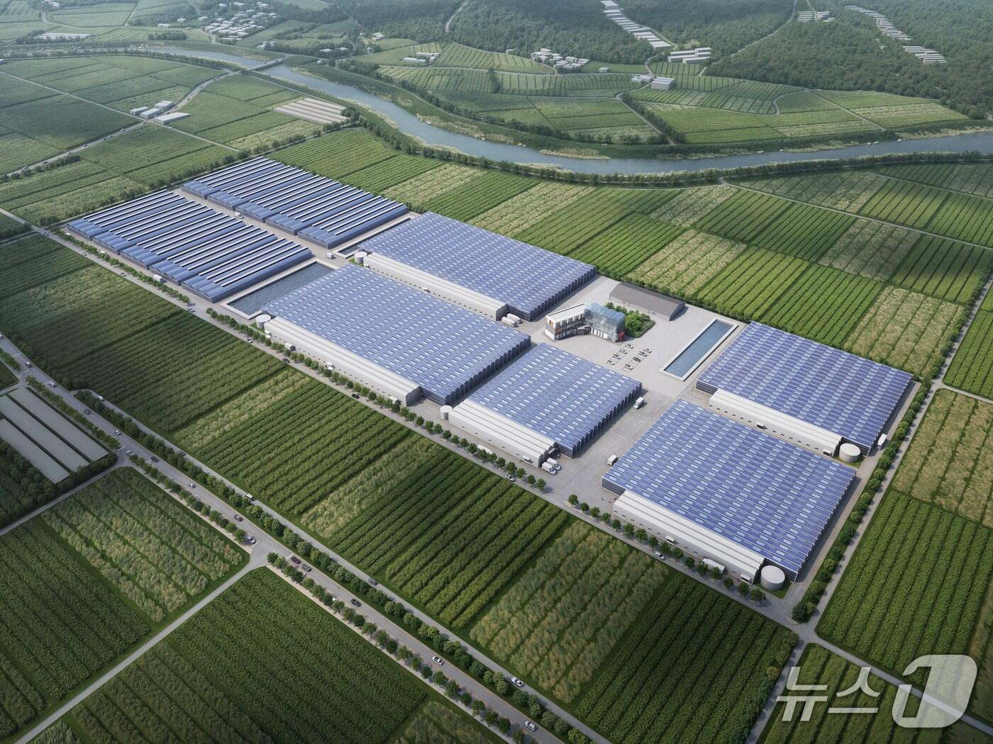 본문 이미지 - 전북 진안군이 농림축산식품부가 주관한 &#39;저탄소에너지 공동이용시설 지원사업&#39; 공모에 최종 선정됐다. 사진은 조감도.&#40;진안군제공. 재판매 및 DB금지&#41;2025.9.24/뉴스1