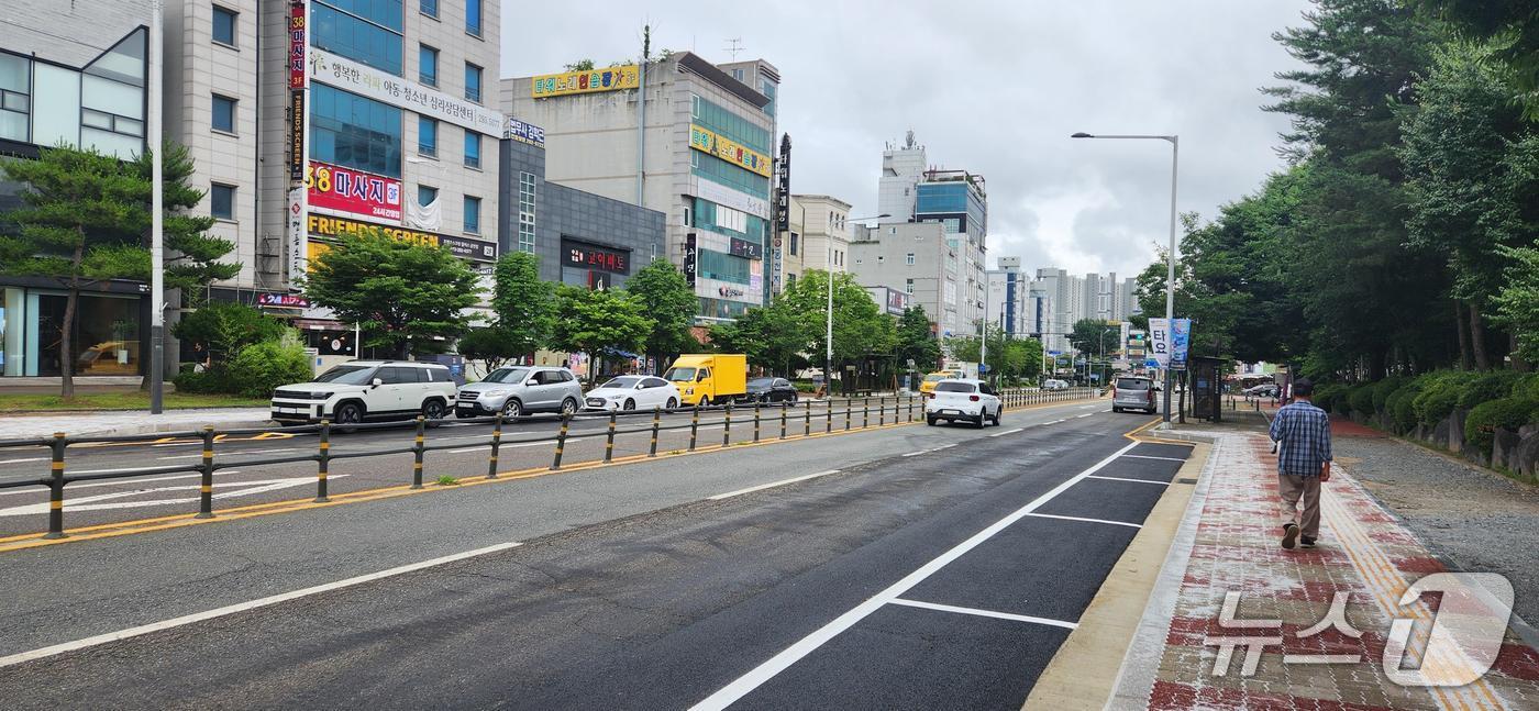 청주시 용암동 과장 노상 주차장.(시 제공)/뉴스1