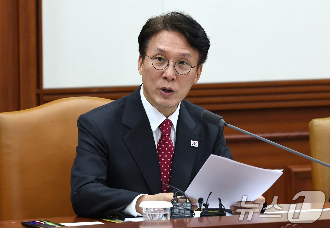 김민석 국무총리가 24일 서울 종로구 정부서울청사에서 열린 국정현안관계장관회의에서 모두발언을 하고 있다. 2025.9.24/뉴스1 ⓒ News1 임세영 기자