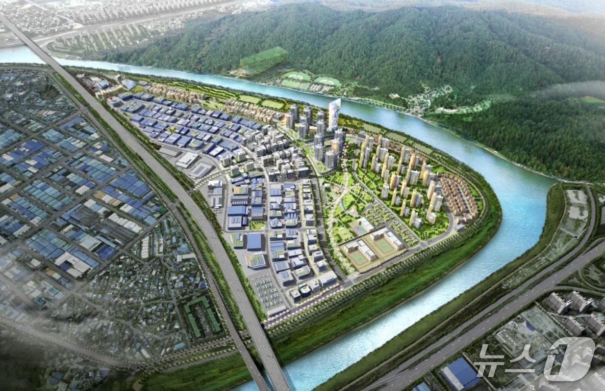 본문 이미지 - 대구 금호워터폴리스 조감도.(대구도시개발공사 제공. 재판매 및 DB 금지)