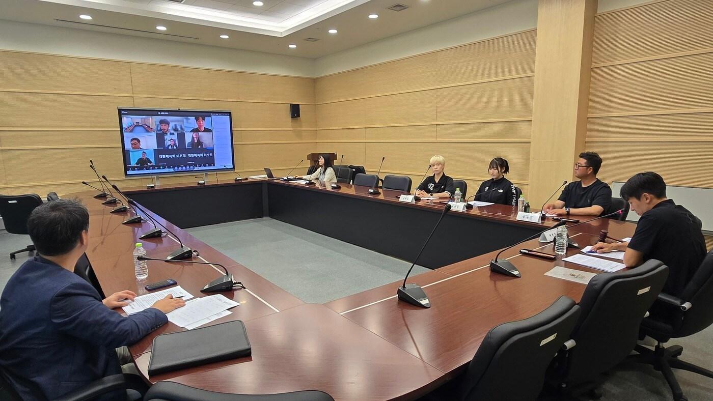 대한체육회 선수위원회가 2차 회의를 개최했다. &#40;대한체육회 제공&#41;