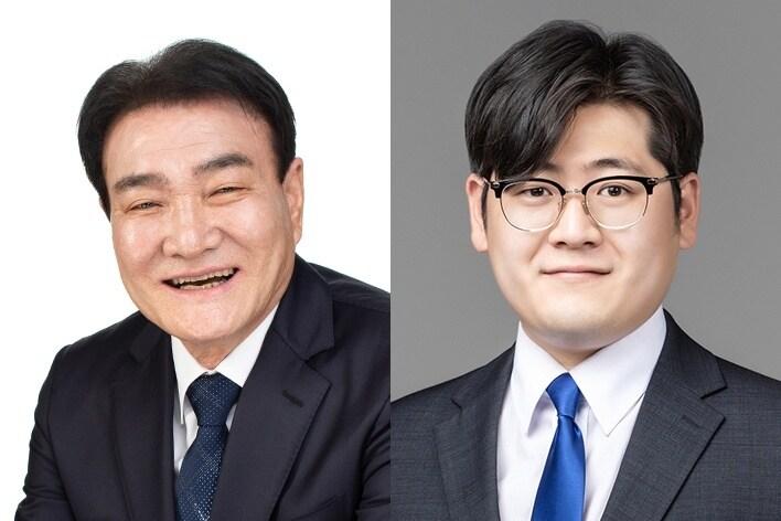 본문 이미지 - 왼쪽부터 이병하, 김세혁 전주시의원./뉴스1