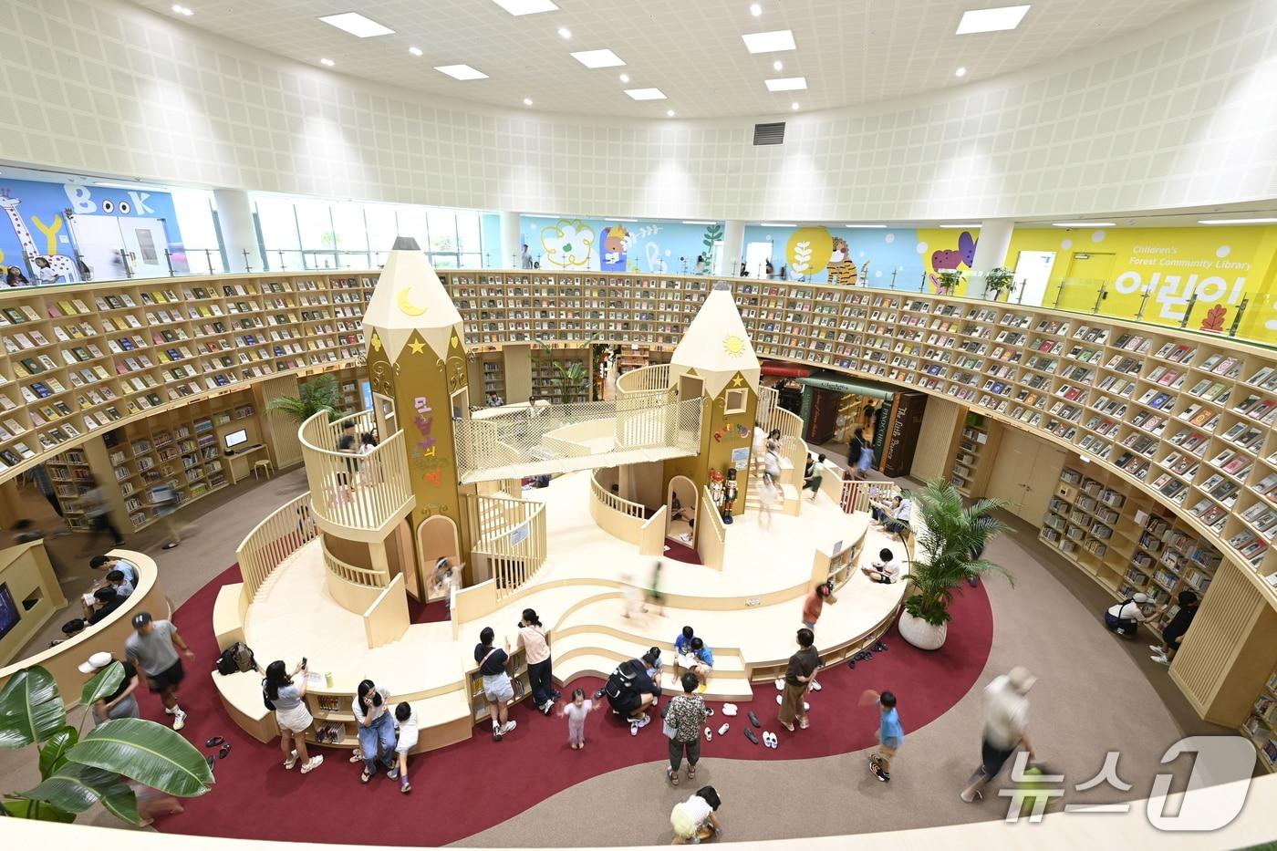대구 달성어린이숲도서관 내부&#40;대구 달성군 제공.재판매 및 DB금지&#41;