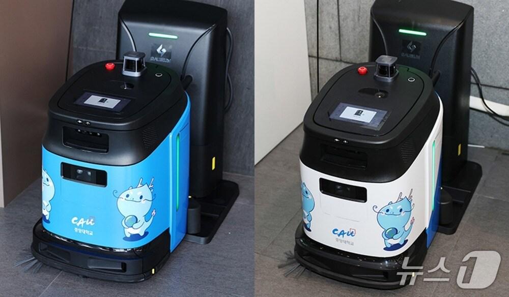 본문 이미지 - 중앙대가 도입한 AI 로봇 청소기.&#40;중앙대 제공&#41;