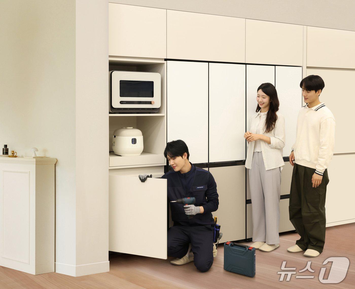 본문 이미지 - 삼성전자 가전 가구장 맞춤 리폼 서비스&#40;삼성전자 제공&#41;