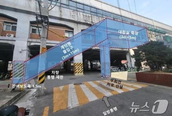 본문 이미지 - 성수역 출입구 증설 계획&#40;서울교통공사 제공&#41;