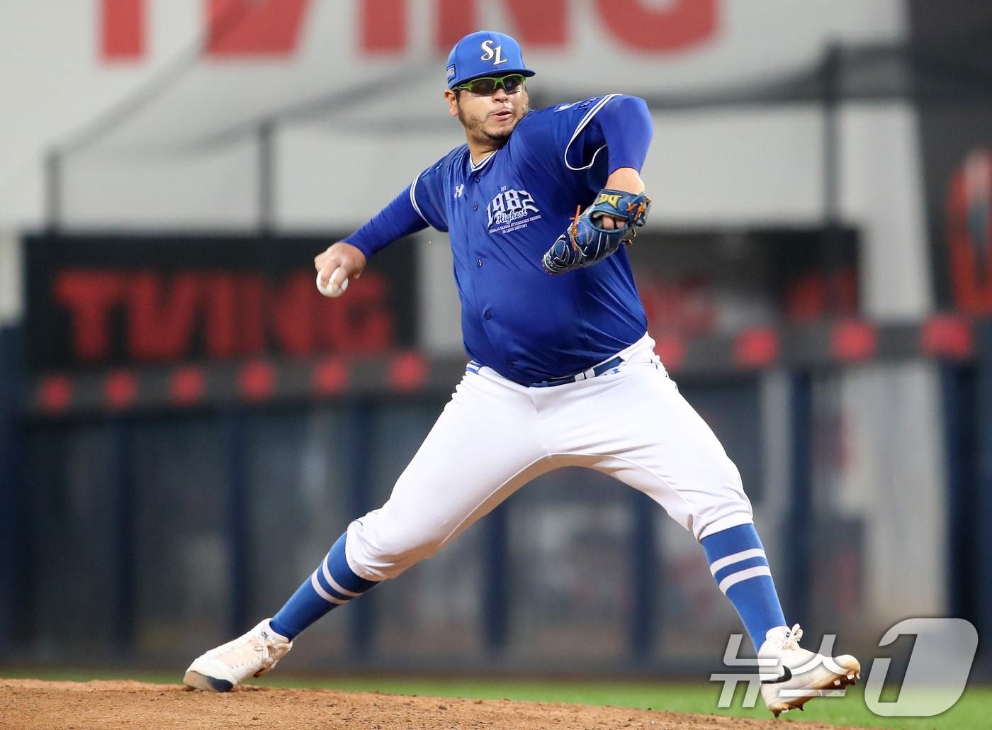 본문 이미지 - 삼성 라이온즈 외국인 투수 아리엘 후라도. 2025.9.24/뉴스1 ⓒ News1 공정식 기자