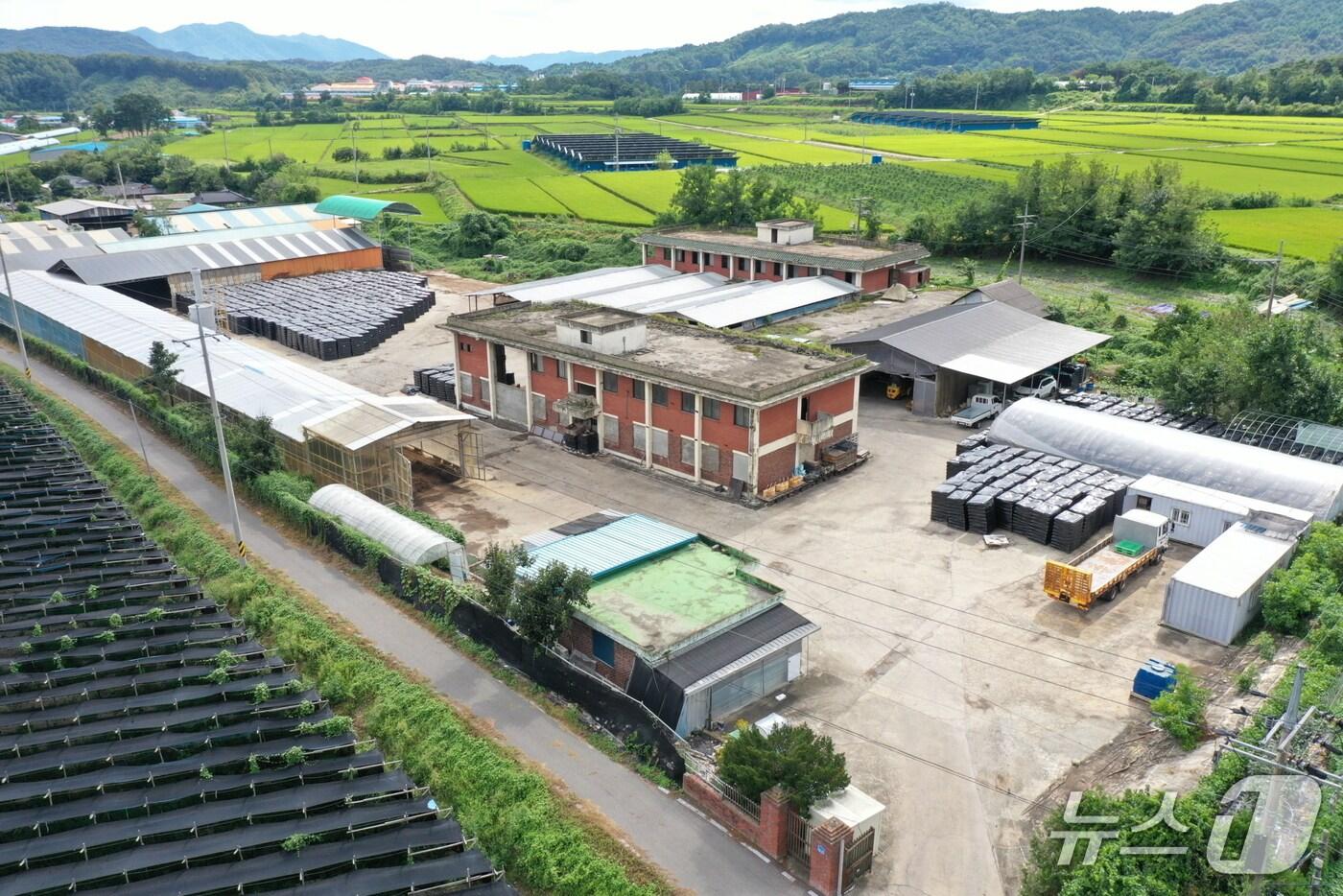 보은군 가축분뇨 공공 처리시설 대상 사업지인 장안면 오창리 옛 퇴비공장 일원(보은군 제공. 재판매 및 DB금지) /뉴스1