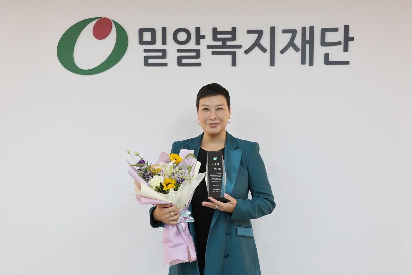 본문 이미지 - 배우 정영주/ 사진제공=밀알복지재단