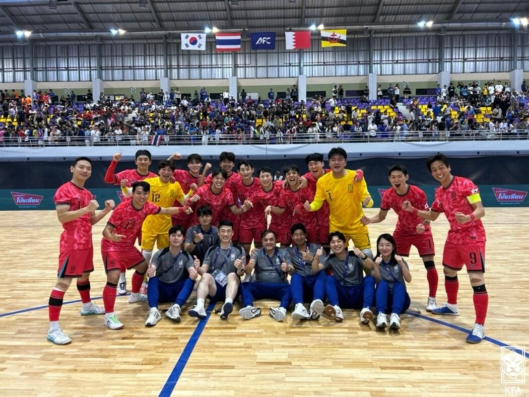 본문 이미지 - 한국 풋살 대표팀&#40;대한축구협회 제공&#41; 