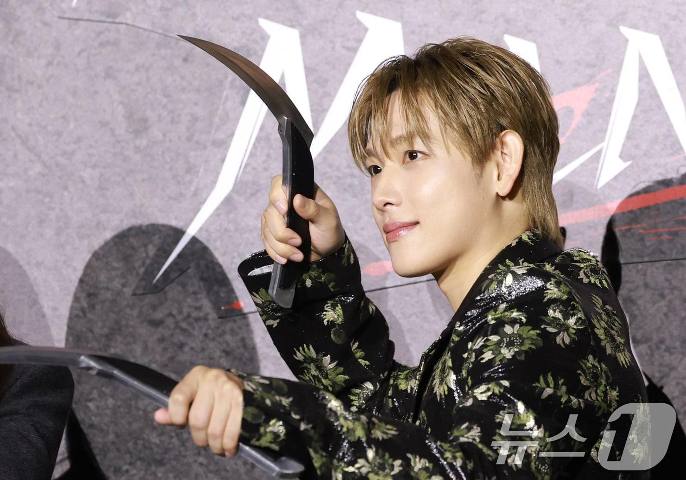 배우 임시완이 25일 오후 서울 광진구 자양동 롯데시네마 건대입구점에서 열린 넷플릭스 영화 ‘사마귀’ 제작보고회에 참석해 포즈를 취하고 있다. 2025.9.25/뉴스1 ⓒ News1 권현진 기자