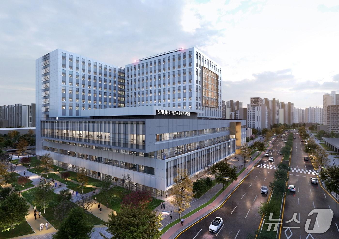 &#40;가칭&#41;시흥배곧서울대학교병원 투시도.&#40;시흥시 제공&#41;
