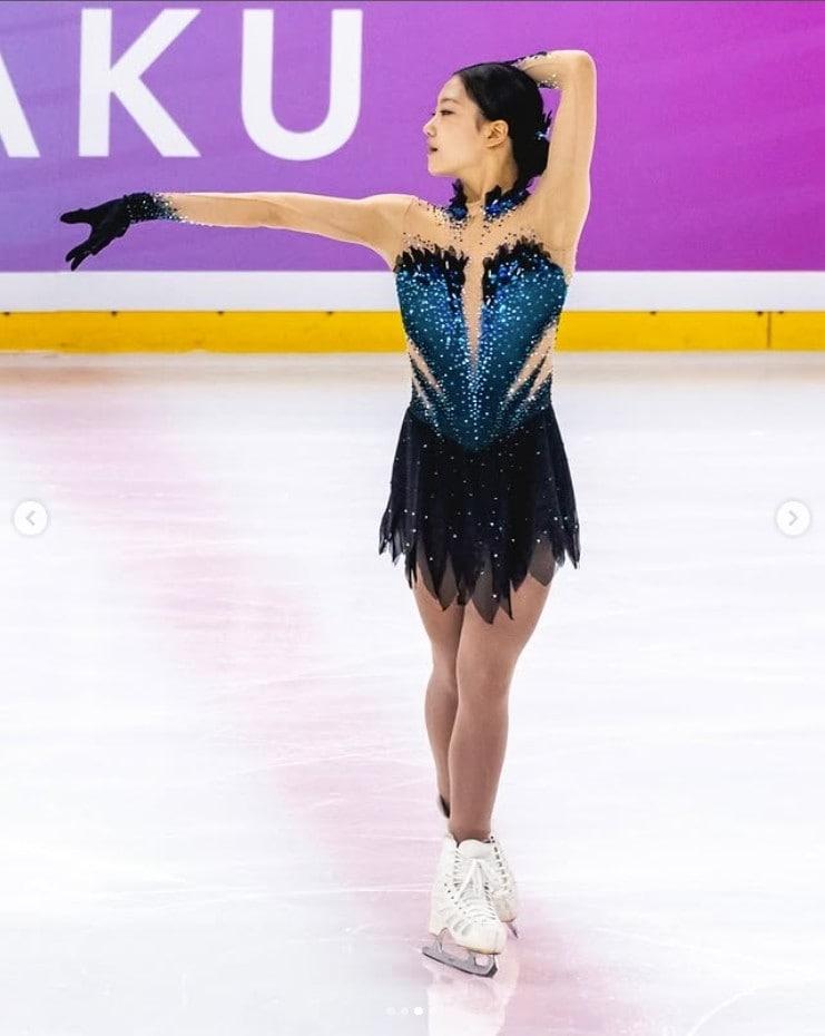 본문 이미지 -  한국 여자 싱글 유망주 주혜원&#40;ISU SNS 캡처&#41;