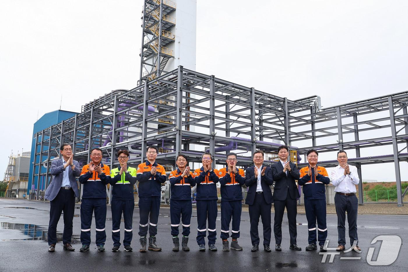 포스코가 25일 포항 영일만4산업단지 이차전지 특화단지에서 대규모 산업용가스 생산설비인 '포항영일만가스공장' 준공식을 갖고 본격 생산에 들어갔다.(포스코 포항제철소 제공, 재판매 및 DB금지) 2025.9.25/뉴스1