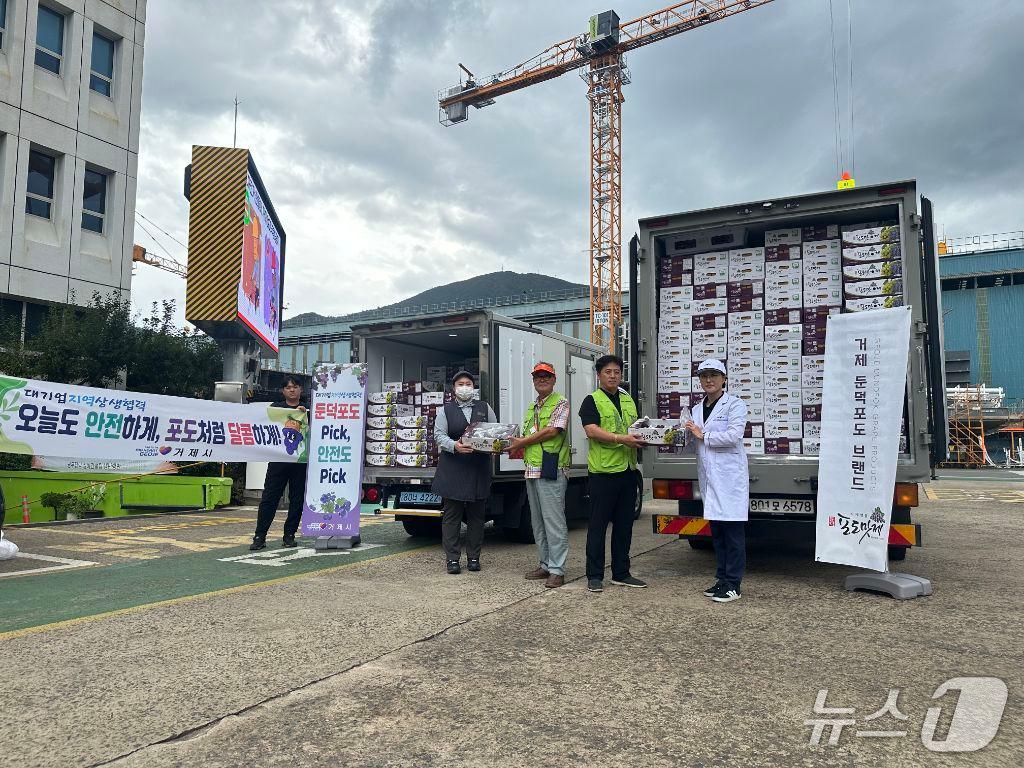 본문 이미지 - 거제 둔덕포도 납품.(거제시 제공. 재판매 및 DB금지)