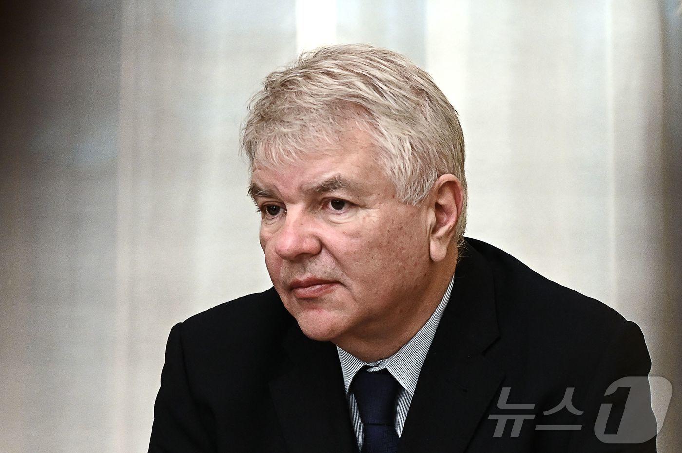 알렉세이 메시코프 프랑스 주재 러시아 대사. 2022.1.26 ⓒ AFP=뉴스1