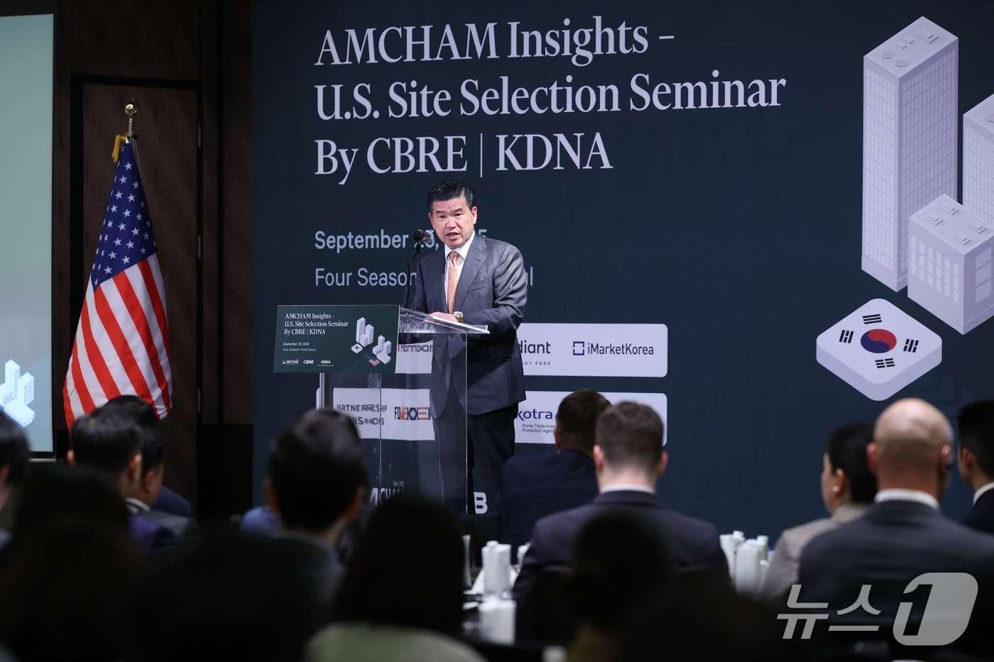 제임스 김 주한미국상공회의소&#40;AMCHAM·암참&#41; 회장&#40;암참 제공&#41;